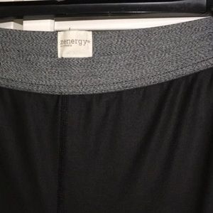 Chico’s Zenergy leathered look leggings